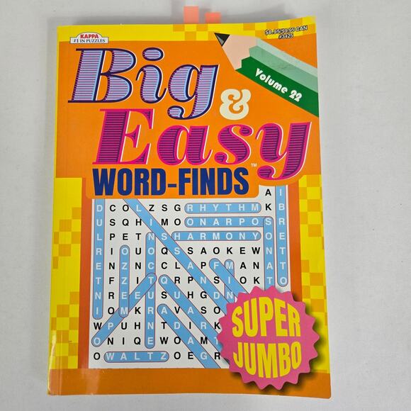 Penny Press & Kappa Large Print Word Seek Puzzle Books - Set of 3 (New & Used) - Picture 6 of 10